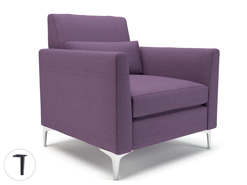 Roselle 90cm Wide Armchair in Camira Era Fabric - Image 88