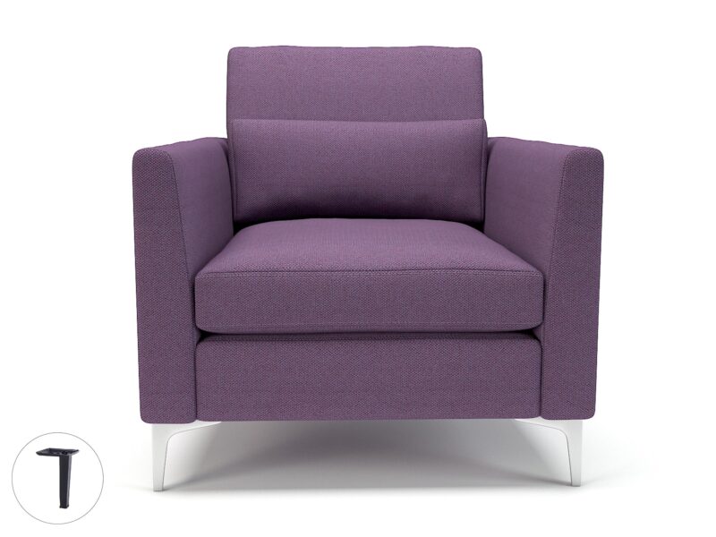 Roselle 90cm Wide Armchair in Camira Era Fabric - Image 89