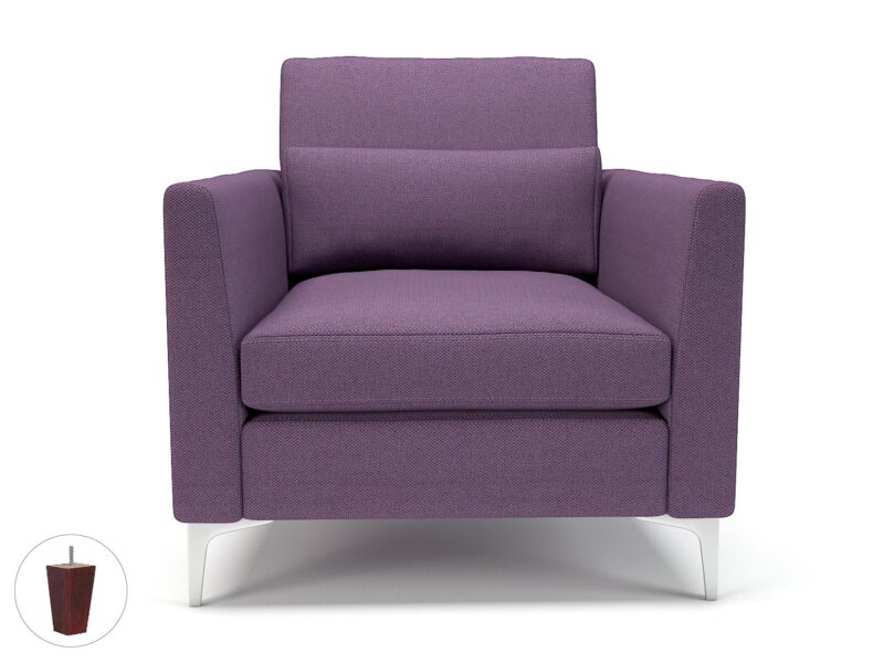 Roselle 90cm Wide Armchair in Camira Era Fabric - Image 92