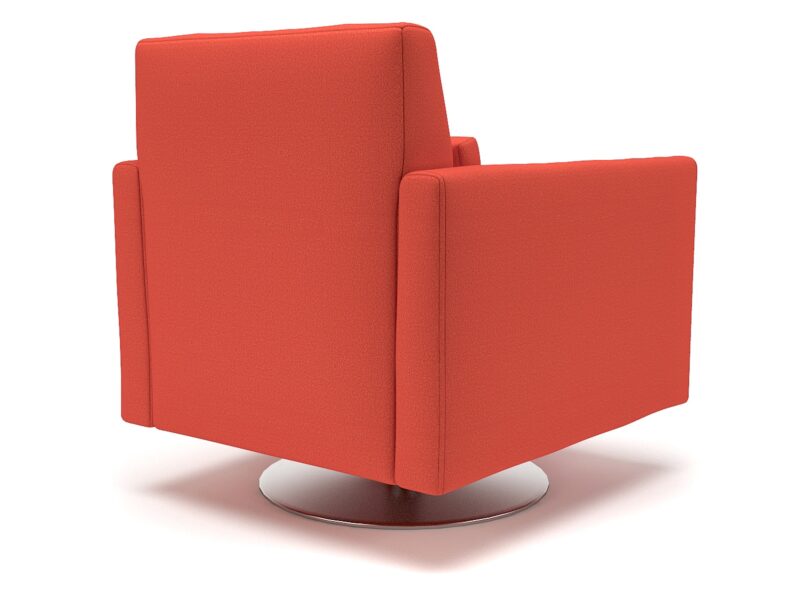 Roselle 90cm Wide Swivel Armchair in Warwick Dolly Fabric - Image 10