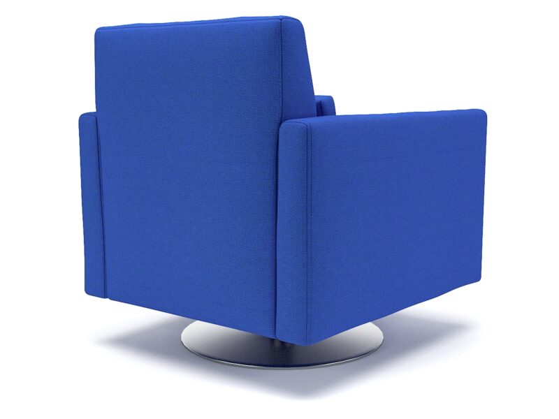 Roselle 90cm Wide Swivel Armchair in Camira Era Fabric - Image 10