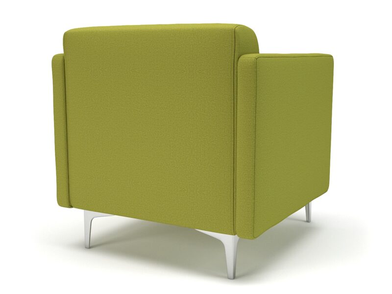 Napa Slim Arm 75cm Wide Armchair in Warwick Dolly Fabric - Image 3