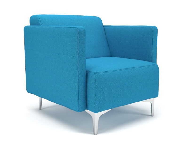 Napa Slim Arm 75cm Wide Armchair in Camira Era Fabric - Image 13