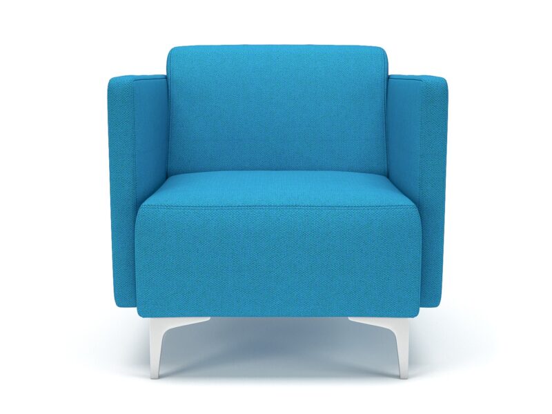 Napa Slim Arm 75cm Wide Armchair in Camira Era Fabric - Image 14