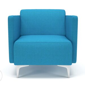Napa Slim Arm 75cm Wide Armchair in Camira Era Fabric - Image 17