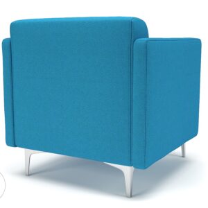 Napa Slim Arm 75cm Wide Armchair in Camira Era Fabric - Image 24