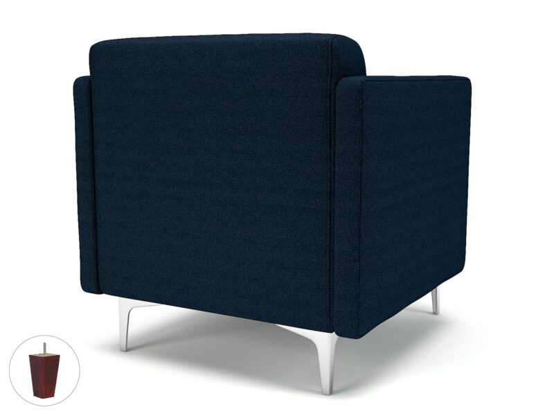 Napa Slim Arm 75cm Wide Armchair in Camira Era Fabric - Image 33
