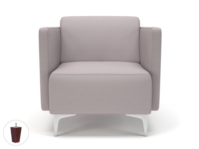 Napa Slim Arm 75cm Wide Armchair in Warwick Dolly Fabric - Image 44