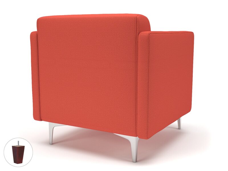 Napa Slim Arm 75cm Wide Armchair in Warwick Dolly Fabric - Image 57