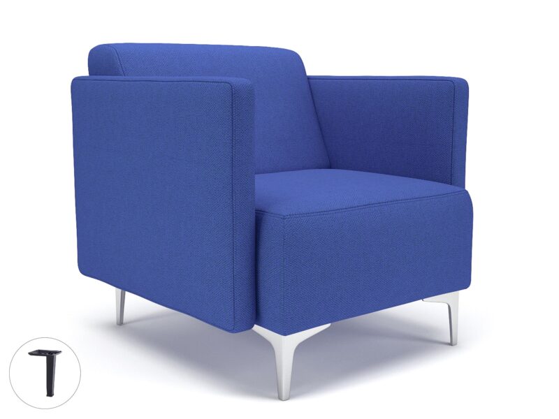 Napa Slim Arm 75cm Wide Armchair in Camira Era Fabric - Image 52