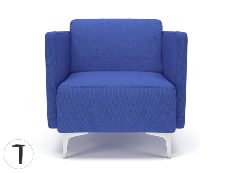 Napa Slim Arm 75cm Wide Armchair in Camira Era Fabric - Image 53