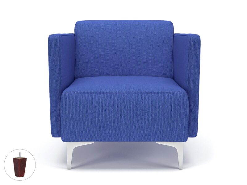 Napa Slim Arm 75cm Wide Armchair in Camira Era Fabric - Image 56