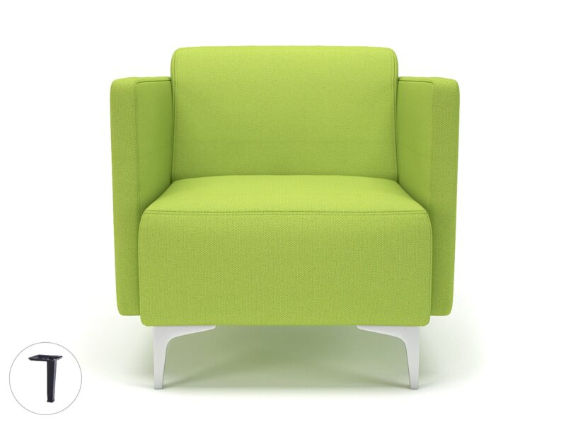 Napa Slim Arm 75cm Wide Armchair in Camira Era Fabric - Image 65