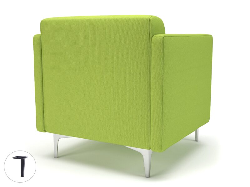 Napa Slim Arm 75cm Wide Armchair in Camira Era Fabric - Image 66
