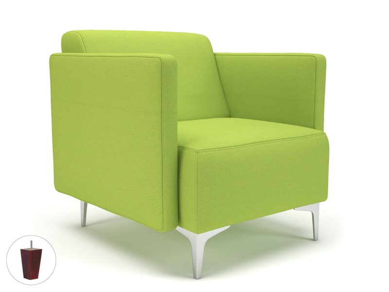 Napa Slim Arm 75cm Wide Armchair in Camira Era Fabric - Image 67