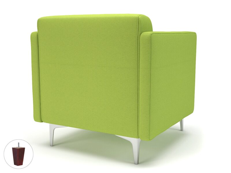 Napa Slim Arm 75cm Wide Armchair in Camira Era Fabric - Image 69