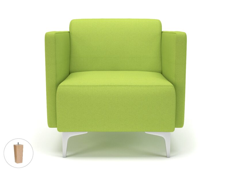 Napa Slim Arm 75cm Wide Armchair in Camira Era Fabric - Image 71