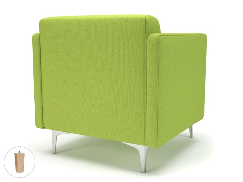 Napa Slim Arm 75cm Wide Armchair in Camira Era Fabric - Image 72