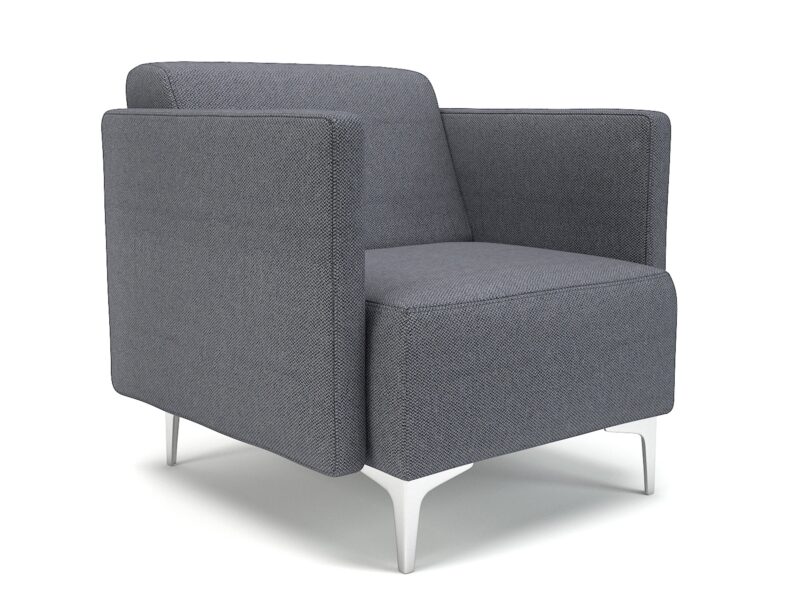 Napa Slim Arm 75cm Wide Armchair in Camira Era Fabric - Image 73