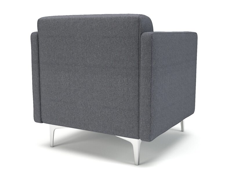 Napa Slim Arm 75cm Wide Armchair in Camira Era Fabric - Image 75