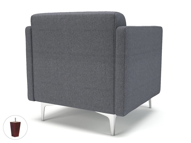 Napa Slim Arm 75cm Wide Armchair in Camira Era Fabric - Image 81