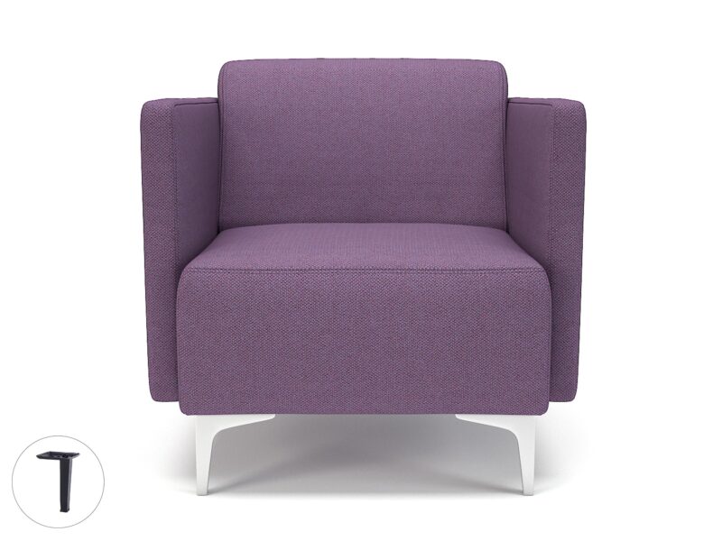 Napa Slim Arm 75cm Wide Armchair in Camira Era Fabric - Image 89