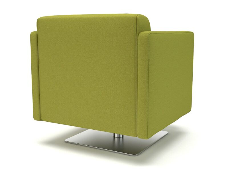 Napa Slim Arm 75cm Wide Swivel Armchair in Warwick Dolly Fabric - Image 3