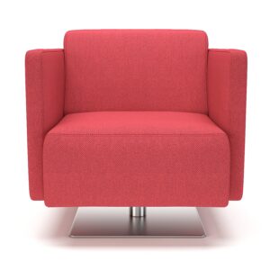 Napa Slim Arm 75cm Wide Swivel Armchair in Camira Era Fabric - Image 2