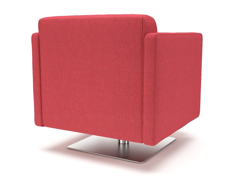 Napa Slim Arm 75cm Wide Swivel Armchair in Camira Era Fabric - Image 3