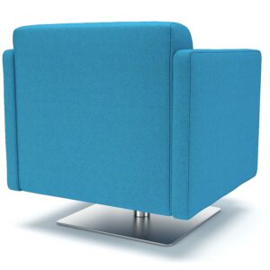 Napa Slim Arm 75cm Wide Swivel Armchair in Camira Era Fabric - Image 6