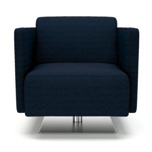 Napa Slim Arm 75cm Wide Swivel Armchair in Camira Era Fabric - Image 8