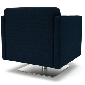 Napa Slim Arm 75cm Wide Swivel Armchair in Camira Era Fabric - Image 9