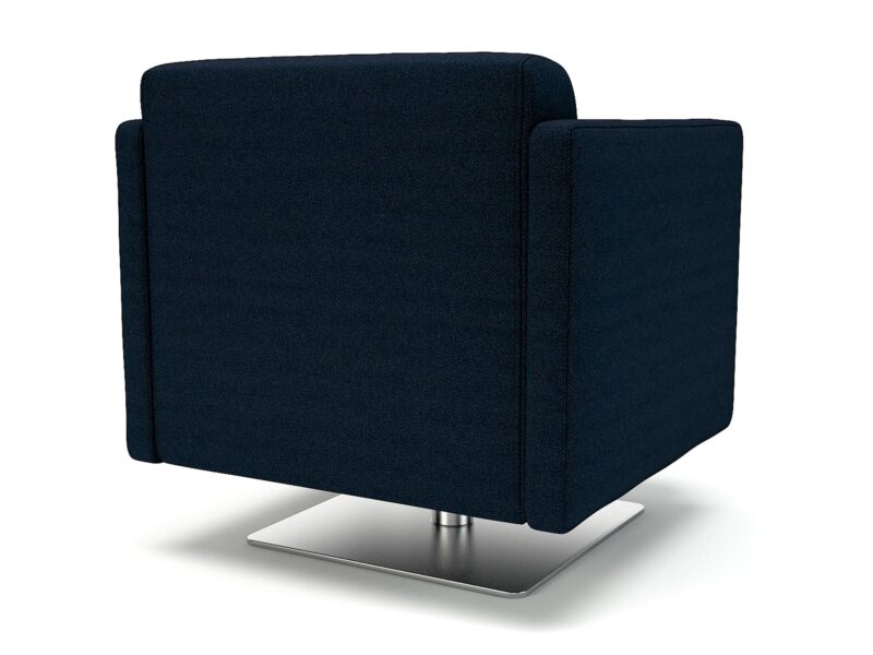Napa Slim Arm 75cm Wide Swivel Armchair in Camira Era Fabric - Image 9