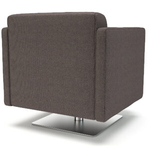 Napa Slim Arm 75cm Wide Swivel Armchair in Camira Era Fabric - Image 12
