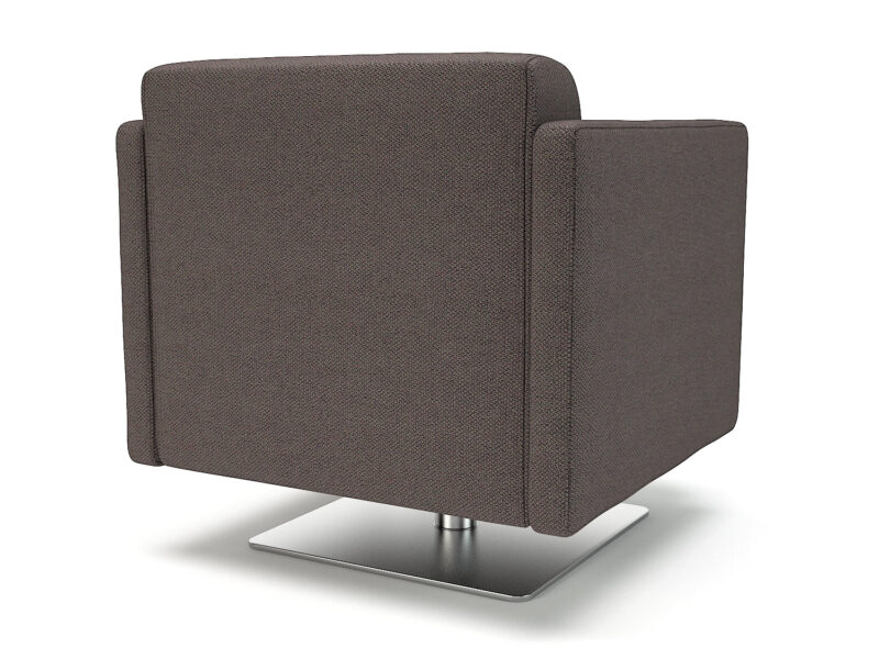 Napa Slim Arm 75cm Wide Swivel Armchair in Camira Era Fabric - Image 12