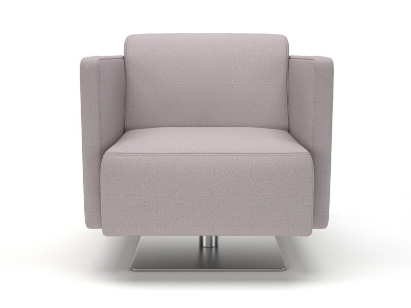 Napa Slim Arm 75cm Wide Swivel Armchair in Warwick Dolly Fabric - Image 11