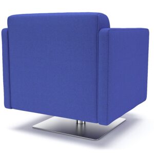 Napa Slim Arm 75cm Wide Swivel Armchair in Camira Era Fabric - Image 15