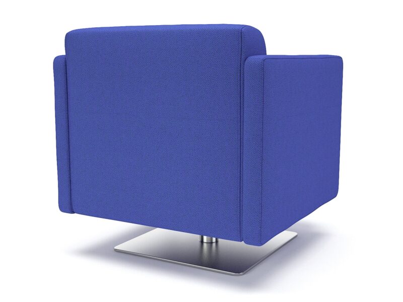 Napa Slim Arm 75cm Wide Swivel Armchair in Camira Era Fabric - Image 15