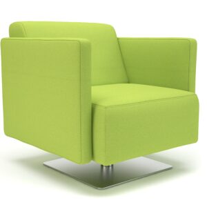 Napa Slim Arm 75cm Wide Swivel Armchair in Camira Era Fabric - Image 16