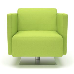 Napa Slim Arm 75cm Wide Swivel Armchair in Camira Era Fabric - Image 17