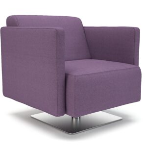 Napa Slim Arm 75cm Wide Swivel Armchair in Camira Era Fabric - Image 22