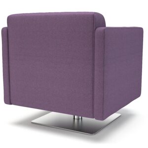Napa Slim Arm 75cm Wide Swivel Armchair in Camira Era Fabric - Image 24