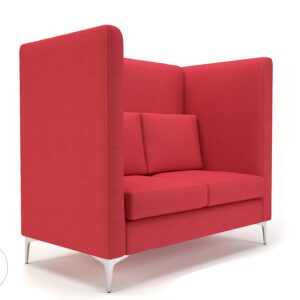Altus 128cm Wide Privacy Booth in Camira Era Fabric - Image 4