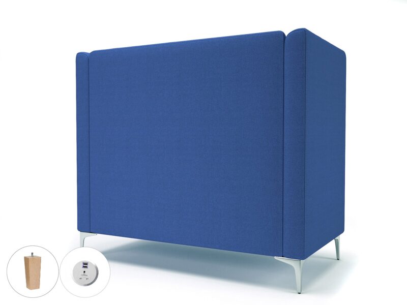 Altus 128cm Wide Privacy Booth in Camira Era Fabric with Socket - Image 71