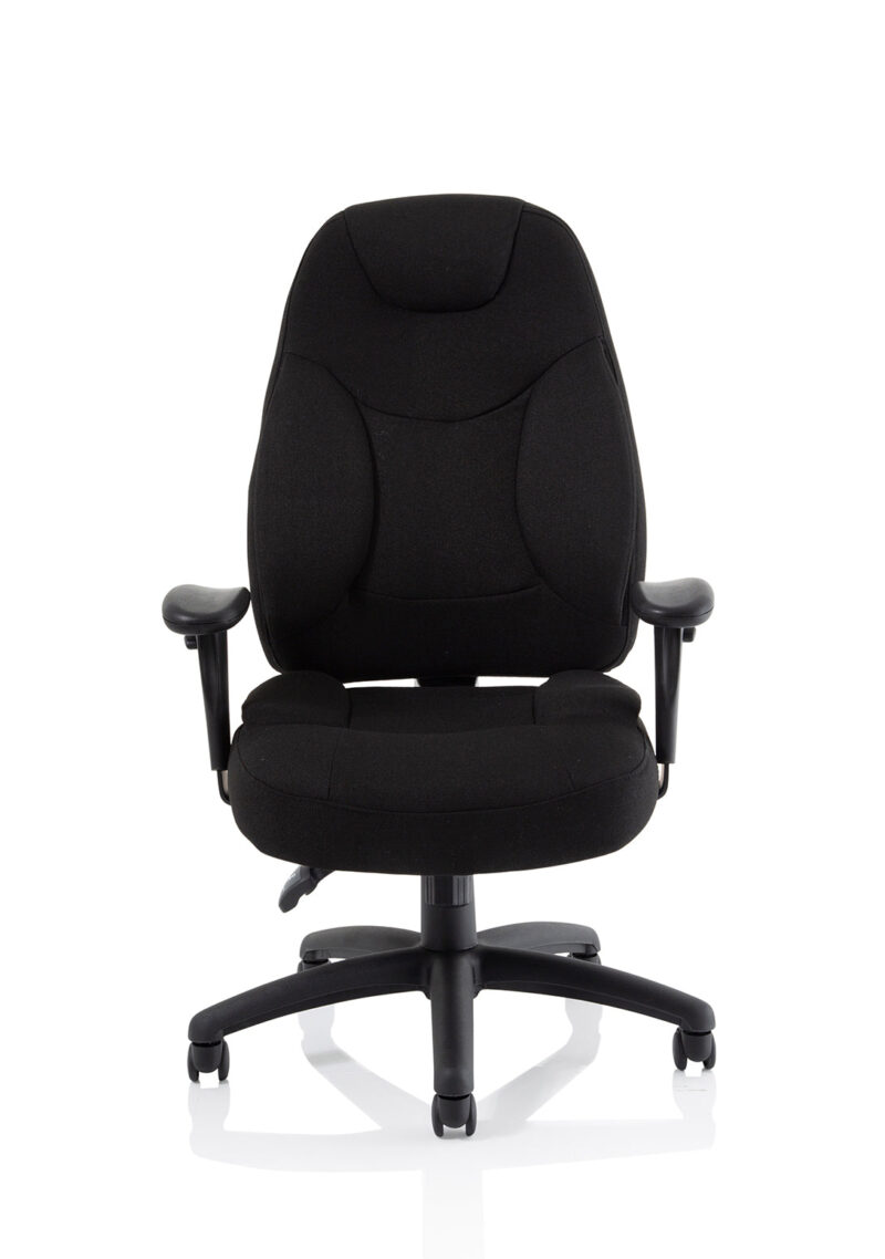 Galaxy Medium Back Task Operator Office Chair with Adjustable Arms - Image 3