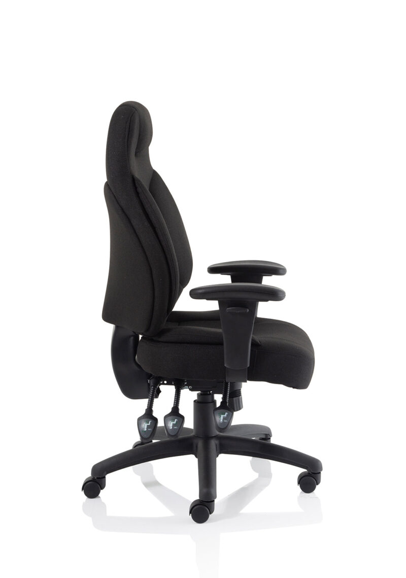 Galaxy Medium Back Task Operator Office Chair with Adjustable Arms - Image 9