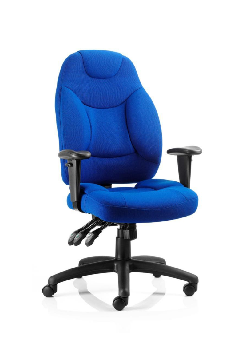 Galaxy Medium Back Task Operator Office Chair with Adjustable Arms - Image 22