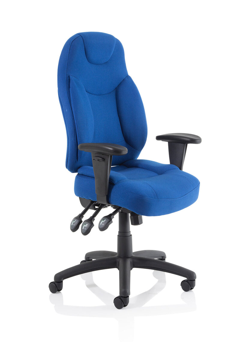 Galaxy Medium Back Task Operator Office Chair with Adjustable Arms - Image 24