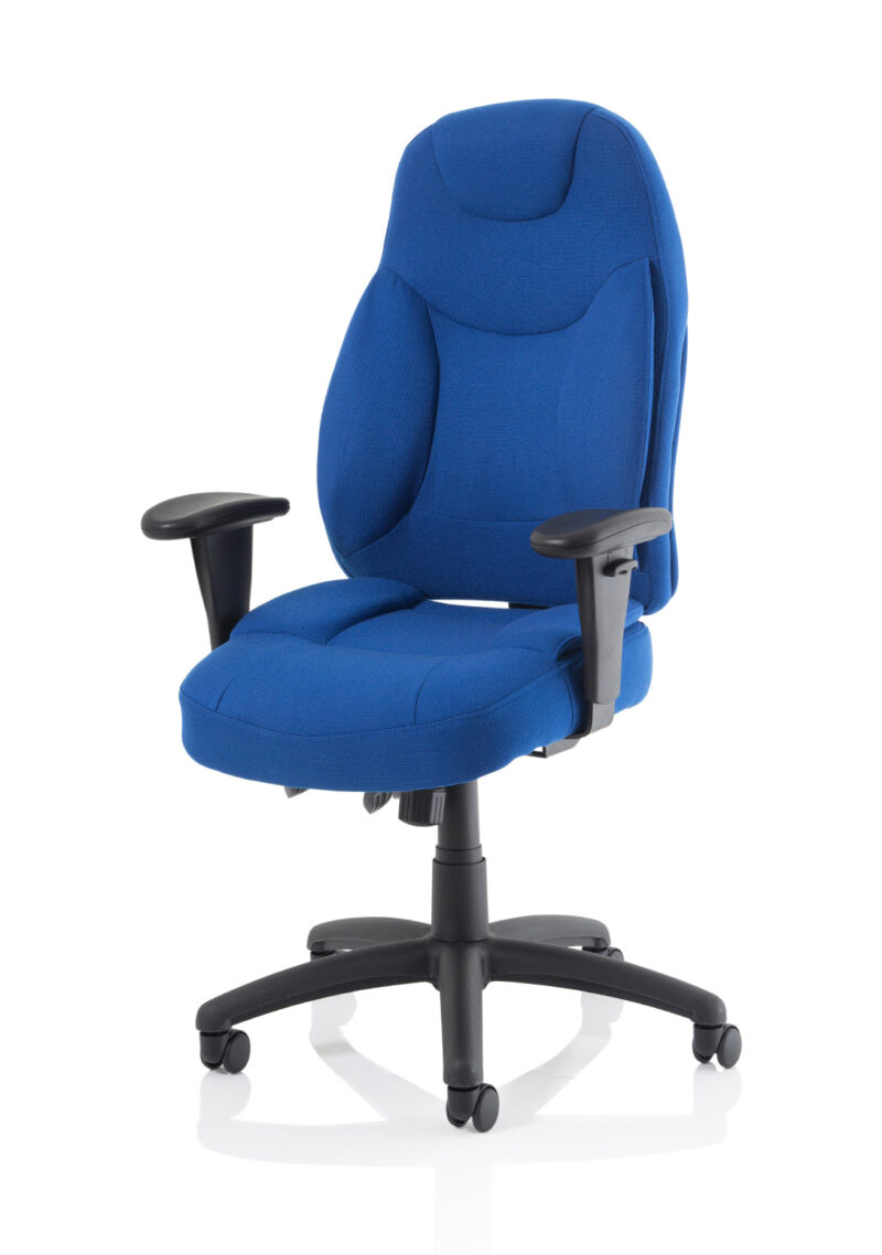 Galaxy Medium Back Task Operator Office Chair with Adjustable Arms - Image 26