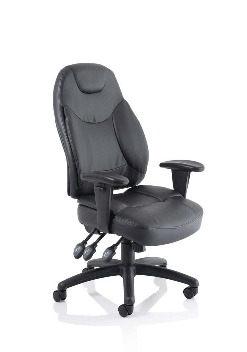 Galaxy Medium Back Task Operator Office Chair with Adjustable Arms - Image 13